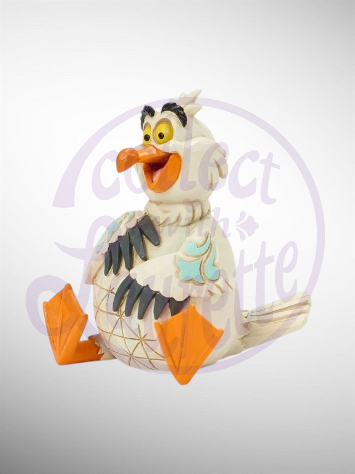 Jim Shore Disney Traditions -  Scuttle The Little Mermaid Mini Figurine - PREORDER